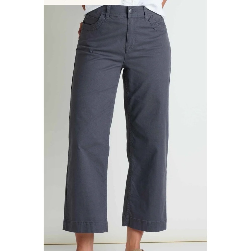 Toad&Co Earthworks Wide Leg Pant Midnight 2 New With Tags